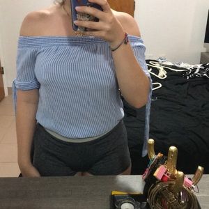 Off the shoulder shirt
